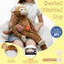 23.6"~35.4" MorisMos Big Monkey Stuffed Animal Plush Toy, Stretchable Long-Legged Monkey Toy Gift for Kid Adult