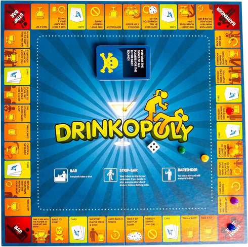 Fun Drinking Game for Game Night | Hilarious Interactive Board Game for Adults | Ages 21+ | 1-6 Players | 60 Minutes