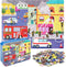 LELEMON 100 Pieces Jigsaw Puzzles in a Metal Box for Kids Age