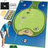 TOY Life Golf Chipping Game Set Golf Sticky Battle Mat with 20