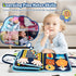 Lercaii Toddler Busy Board Book Montessori Toys,Sensory Book Educational Activities for Learning Fine Motor Skills