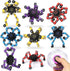 LNCOJOLM 10 PCS Robot Fidget Spinner Transformable Chain Toy for Kids Adults, Deformable