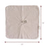 (15x15) Ali+Oli Pacifier Blanket Holder (Pink Flowers) Soft Muslin Cotton Cuddle Blanket with Button Snap Closure