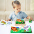 Wooden Animals Block Puzzles for Kids Ages 2-4 with Book, Educational Interactive Toys Gift for Boys and Girls