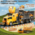 NIPLOOOW Set Set 3 4 5 6 3-4 3-9 Construction Trucks Toy with Play Mat, Carrier Truck Play Vehicles for Years Old Boys