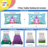 Set 4 Set Sunny Side Up Magic Castle Toddler Comforter - Piece Preschool Bedding Includes Comforter, Sheets & Pillow