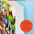 8+ Set 16 2 Bright Stripes iHeartArt Paint by Numbers Kit for Kids Ages | Dogs Day Out Theme | Art with Framed Canvas