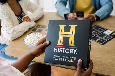 HISTORY Channel Trivia Game - 2000+ Fun General Knowledge Questions for Adults, Family & Teens, Perfect Party Game
