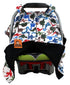Dear Baby Gear Deluxe Car Seat Canopy - Infant Car Seat Cover with Prehistoric Dinosaur Design