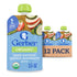 Gerber Stage 2 Baby Food, Organic Apple Zucchini Spinach Strawberry Puree Pouch,