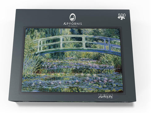 MyPuzzle 500 Piece Jigsaw Puzzle - Claude Monet's Water Lilies and Japanese Bridge 1899 for Adults