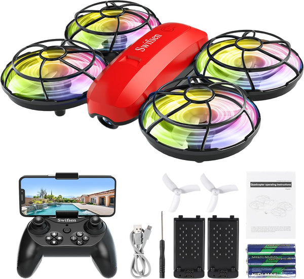 Swifsen Drone with Camera for Kids and Beginner,Birthday Gift Toy for Boys and