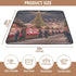 GuoChe 50'' 50'' Christmas Market Lights Night View Soft Foam Baby Play Mat for Indoor Outdoor Non-Toxic Baby Kick