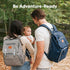 Backpack Backpack KeaBabies Baby Diaper Bag with Changing Pad - Waterproof Baby Bag for Mom and Dad, Insulated Bottle