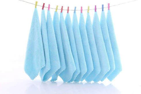 12 Pack Baby Washcloths - Extra Absorbent Soft Wash Clothes for Newborns, Infants and Toddlers - Microfiber Coral