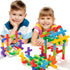 Pipe Building Toys, Educational Tubular Pipes for Kids 3+, STEM Building Blocks Set with 72 Pcs Stim Toy