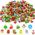150 Pcs Christmas Mini Erasers, Cute Small Animal Bulk for Kids Desk, Pets, Christmas Gift Filling