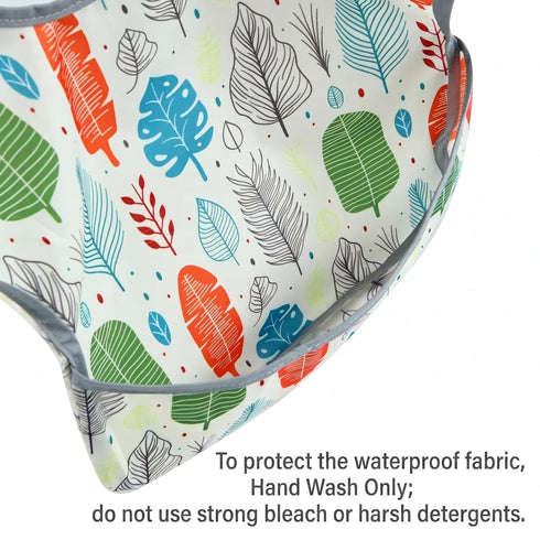 3 Pack 12-48 PandaEar Super Light Weight Baby Bib, Waterproof, Washable, Stain Oil and Odor Resistant Months
