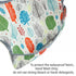 3 Pack 12-48 PandaEar Super Light Weight Baby Bib, Waterproof, Washable, Stain Oil and Odor Resistant Months