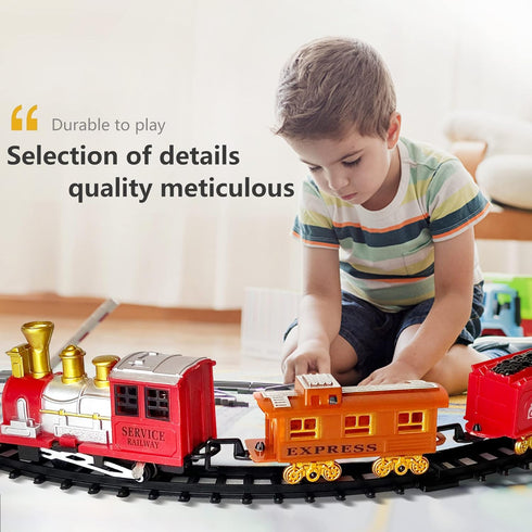 RASSLISA 21PCS Train Cake Decorations Train Cake Toppers Train Birthday Party Supplies Mini Train Toys Train Track