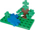 PLUS PLUS BIG Baseplate Duo - Green & White Base Accessory for Building and Displaying Creations, STEM Toy for Toddlers