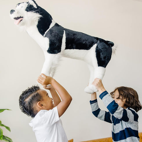 Melissa & Doug Giant Siberian Husky - Lifelike Stuffed Animal Dog