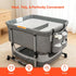 cutebeams 4 Hanging Diaper Caddy for Crib, Diaper Organizer for Changing Table, Bassinet, Stroller, Playpen accessories