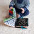 Lamaze Colorful Journey Caterpillar High Contrast Baby Book, Soft Fabric, Baby Sensory Toys
