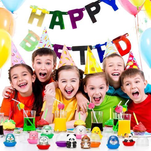 30 Packs Party Favors Slow Rising Animals with Capsules,Goodie Bag Stuffers,Birthday Gifts,Treasure Box Toys, Kids
