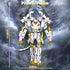 Set Playset, 679 14+ HIGH GODO Mech Robot Building Blocks for Adults, Flexible Cool White Tiger Warrior Model Kit