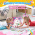 21-Piece Set 3-8 Unicorn Gift for Girls Ages | Soft Plush Stuffed Animals & Dress-Up Accessories Bundle | Idea Birthday