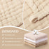 8 12 12 Inch 4 SmoothNovelty Pcs Baby Washcloths for Newborn x Muslin Face Towels Cotton Absorbent for Delicate Skin