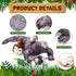 Lenwen 5 Pieces Komodo Dragon Plush Toy Set with 26 Inch Giant Lizard and 4 Plush Baby Lizards for Kids Birthday Gift