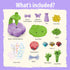 Wiyeang 6-12,Birthday 6 7 8 9 10 11 DIY Fabric Flower Bouquet Kit for Girls,Arts and Crafts for Kids Ages Gifts Ideas