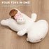 Onsoyours Cat Stuffed Animal Mommy - 19.7" with 3 Kitty Plushies, 4 Piece Plush Pillow Toys