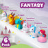 6 Pack Tub Works Fantasy Watertight Bath Toys, | Sealed, No Hole Bath Toys Design Keeps Moisture Out | Soft, Squeezable