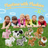 8 INCH,Plushies Stuffed Animals Toy Farm Animals Stuffed Animals for Girls Plush Toys Little Stuffed Animal, Cute
