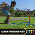 8 Set 100 3 Stomp Rocket Jr Multi-Color Rocket Launcher for Kids, Rockets - Fun Outdoor Kids Gifts for Boys & Girls