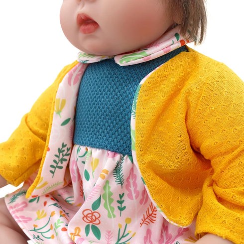 XIVEENS 20-22 Inch 3-packs 20 Inch Reborn Doll Clothes for Dolls, Doll Clothes Accessories with Coat, Headband Socks