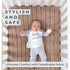 Pobibaby - Premium Single Fitted Baby Boy Crib Sheets for Standard Crib Mattress - Ultra-Soft Cotton Blend, Safe and Snug, and Stylish Woodland Crib Sheet (Wildlife Brown) by Pobibaby
