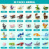 WuNian 30 Packs 919 Sets 6+ Party Favors for Kids - PCS Animal Building Blocks Toy Mini Party Favors, Goodie Bags