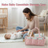 ZONZEE Baby Diaper Caddy Organizer with Zipper Pockets & Dividers Portable Nursery Storage Basket for Diapers, Wipes