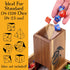 Wooden Magnetic Dice Tower with Dice Tray for Dungeons and Dragons - Portable Dice Roller Tower for Tabletop RPG Games
