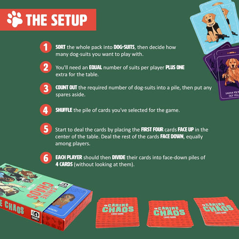 Ginger Fox Canine Chaos Card Swapping Game - Collect Crazy Canine Celebrity Characters to Claim Victory