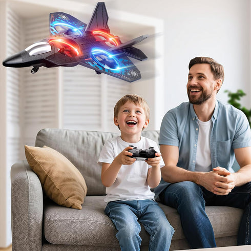 NIPLOOOW 4-8, 360 6 7 8 10 12 Foam Remote Control Airplanes Rc Planes for Kids Remote Control Planes Fighter Jet