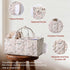 VKSAO Extra Large Diaper Caddy Organizer Big Baby Essentials Nursery Storage Basket with Zipper Pocket & Shoulder