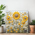 PICKFORU 1000 Sunflower Puzzles for Adults Pieces, Spring Flower Garden Puzzle Nature, Difficult Hard Golden Sunflower