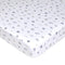 American Baby Company 100% Natural Cotton Fitted Pack and Play Sheet, 39" x 27", Navy/Grey Sports
