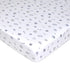 American Baby Company 100% Natural Cotton Fitted Pack and Play Sheet, 39" x 27", Navy/Grey Sports
