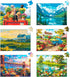 Yigney 6 Pack 48 Large Piece Jigsaw for Seniors Alzheimer Products for